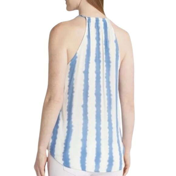 Market & Spruce Mac Surplice Tank Top NWT Blue White Size 2XL - Picture 2 of 2